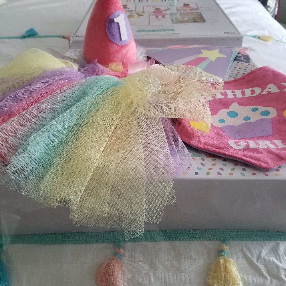 Girls 1 year old birthday outfit ♡